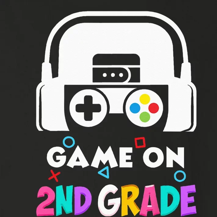 Back To School Game On 2nd Grade Funny Gamer Kids Toddler Long Sleeve Shirt