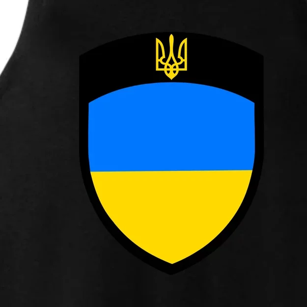 Big Tactical Shield 5 11 Stand With Ukraine Volodymyr Zelenskyy Trident Military Ladies Tri-Blend Wicking Tank