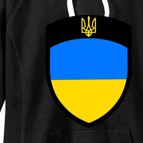 Big Tactical Shield 5 11 Stand With Ukraine Volodymyr Zelenskyy Trident Military Women's Fleece Hoodie