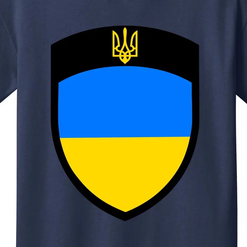 Big Tactical Shield 5 11 Stand With Ukraine Volodymyr Zelenskyy Trident Military Kids T-Shirt