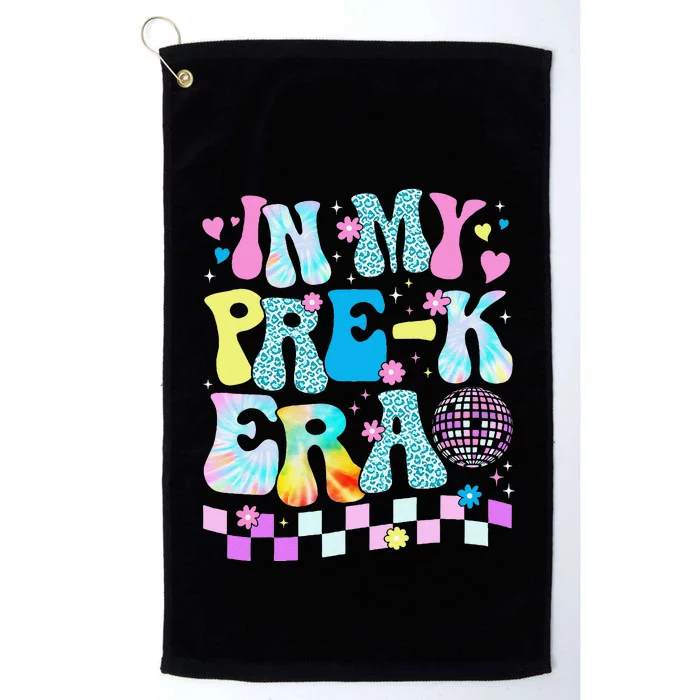 Back To School For Girl In My Prek Era Gift Platinum Collection Golf Towel