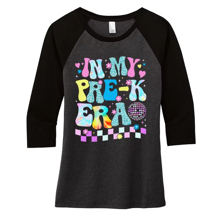 Back To School For Girl In My Prek Era Gift Women's Tri-Blend 3/4-Sleeve Raglan Shirt