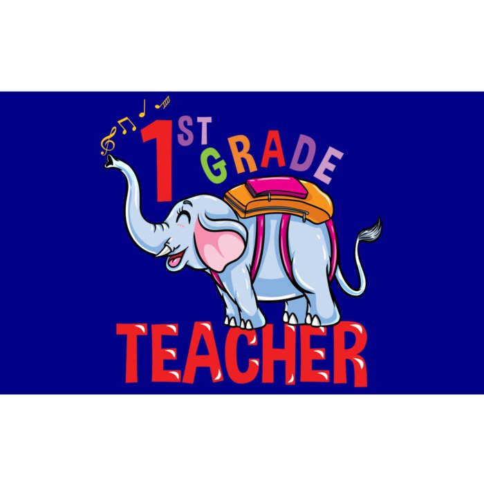 Back To School Elephant 1St Grade Teacher Gift Bumper Sticker