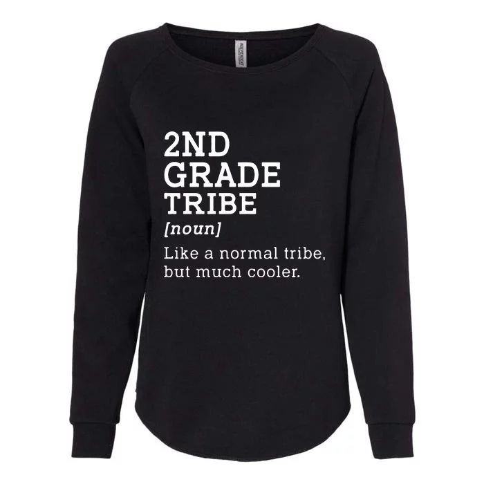 Back To School 2nd Grade Tribe Teacher Second Grade Team Gift Womens California Wash Sweatshirt