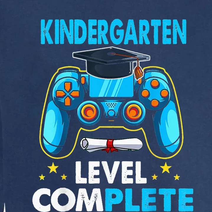 Back To School Kindergarten Level Complete Video Gamer Garment-Dyed Sweatshirt