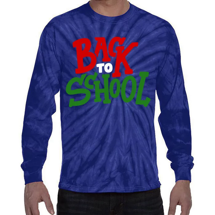 Back To School Holiday Cute Gift Tie-Dye Long Sleeve Shirt