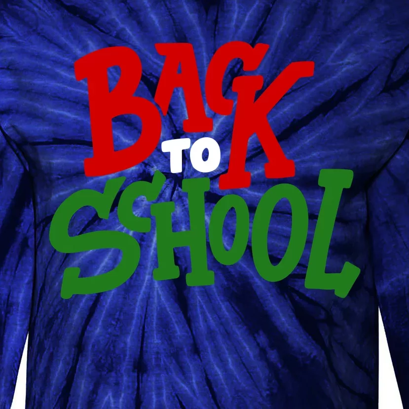 Back To School Holiday Cute Gift Tie-Dye Long Sleeve Shirt