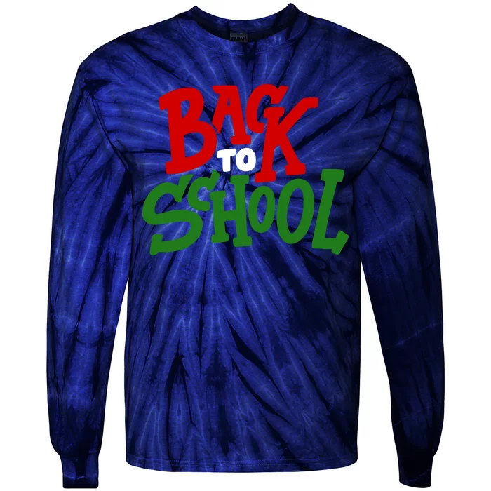 Back To School Holiday Cute Gift Tie-Dye Long Sleeve Shirt