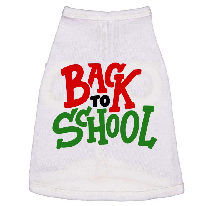 Back To School Holiday Cute Gift Doggie Tank