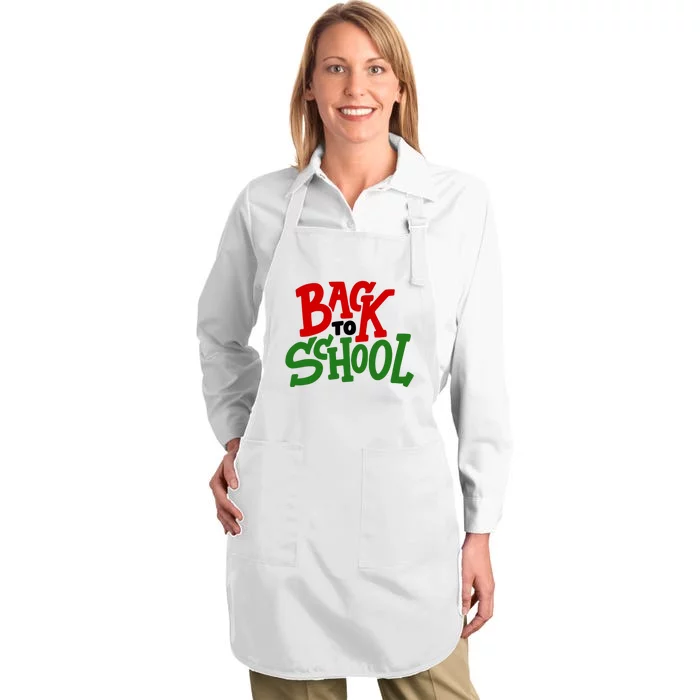 Back To School Holiday Cute Gift Full-Length Apron With Pocket