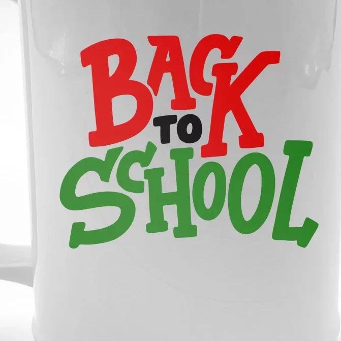 Back To School Holiday Cute Gift Front & Back Beer Stein