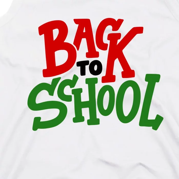 Back To School Holiday Cute Gift Tank Top