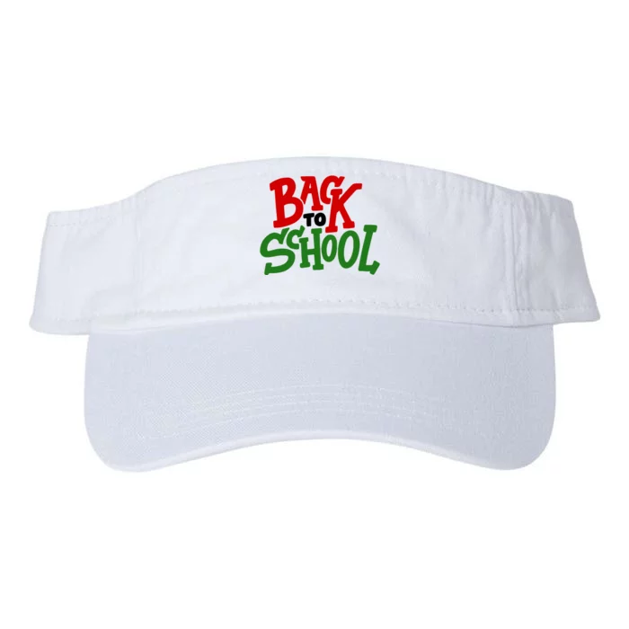 Back To School Holiday Cute Gift Valucap Bio-Washed Visor