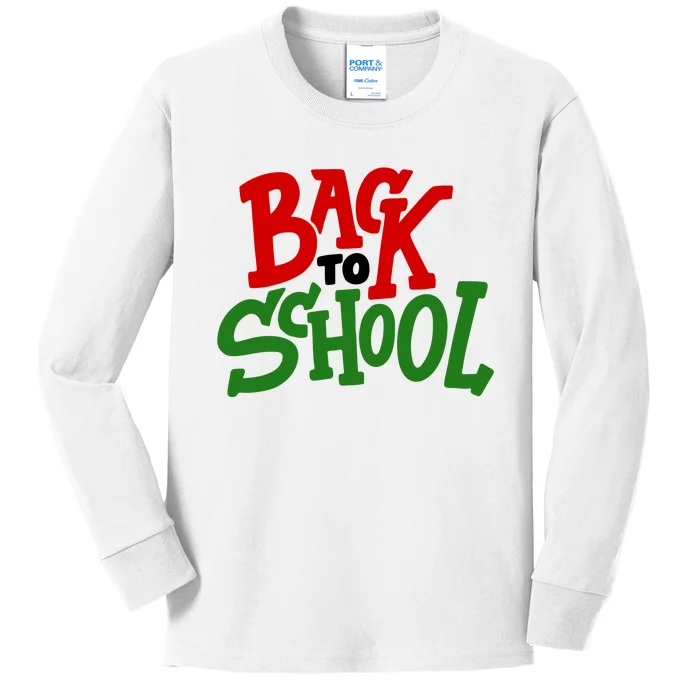 Back To School Holiday Cute Gift Kids Long Sleeve Shirt