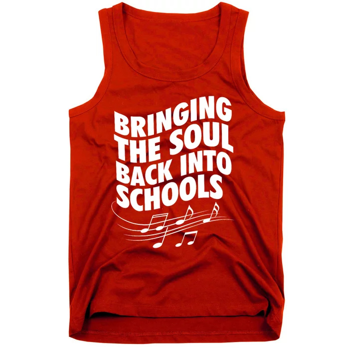 Bringing The Soul Back Into School Gmb Front & Back No White Outline Tank Top