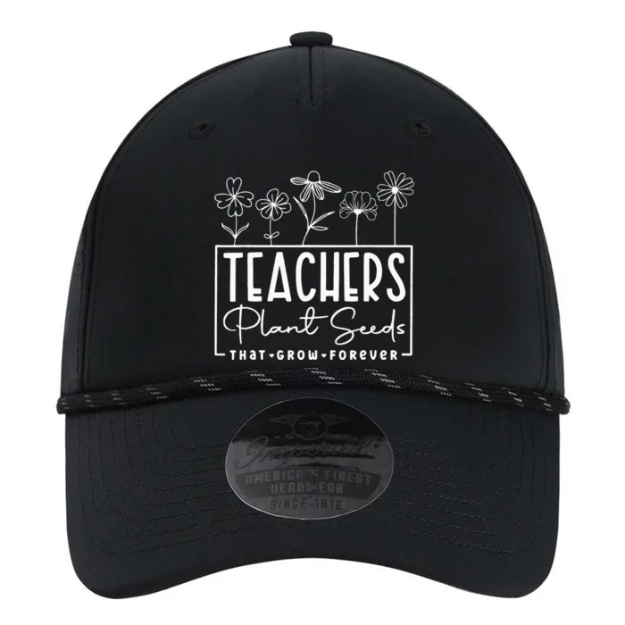 Back To School Teachers Plant Seeds That Grow Forever Women Performance The Dyno Cap