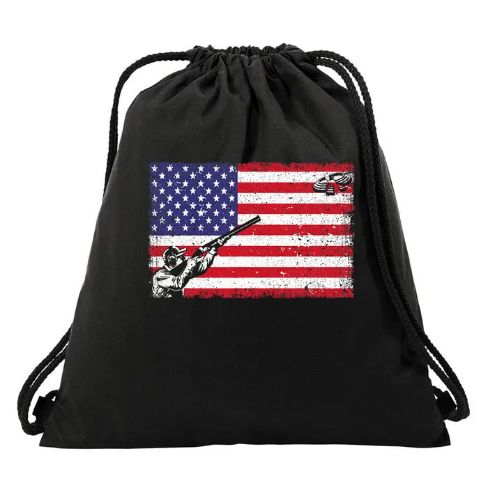 Best Trap Shooting Skeet Shooting Clay Target Drawstring Bag