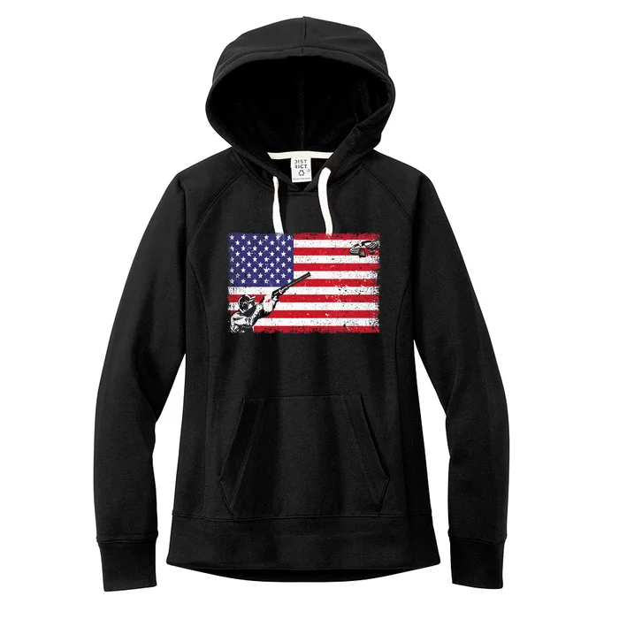 Best Trap Shooting Skeet Shooting Clay Target Women's Fleece Hoodie