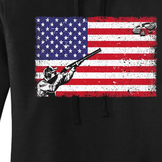 Best Trap Shooting Skeet Shooting Clay Target Women's Pullover Hoodie