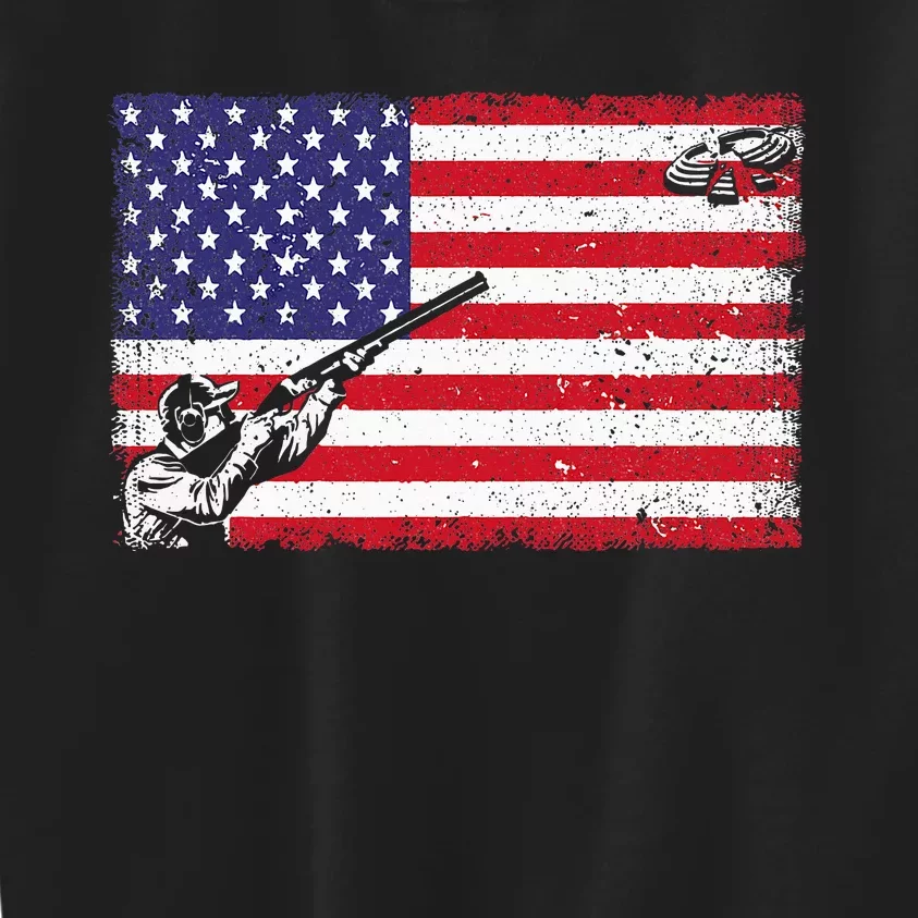 Best Trap Shooting Skeet Shooting Clay Target Kids Sweatshirt