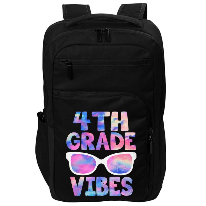 Back To School 4th Grade Vibes First Day Teacher Impact Tech Backpack