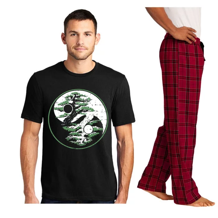 Bonsai Tree Spiritual Yin Yang Yoga Zen Meditation Gift Pajama Set