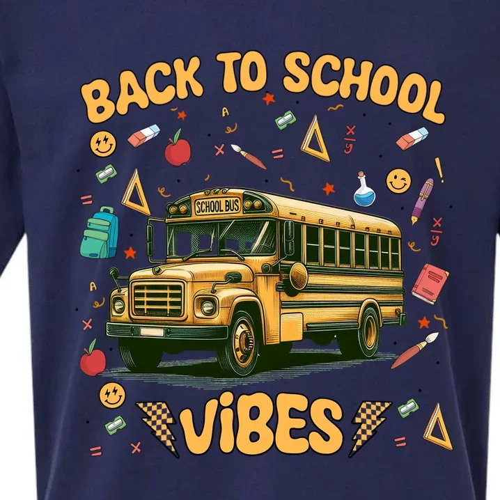 Back To School Vibes Gift Sueded Cloud Jersey T-Shirt