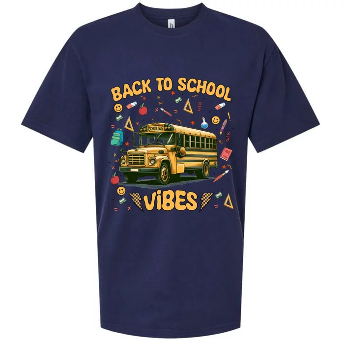 Back To School Vibes Gift Sueded Cloud Jersey T-Shirt