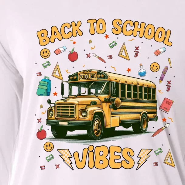 Back To School Vibes Gift Cooling Performance Long Sleeve Crew