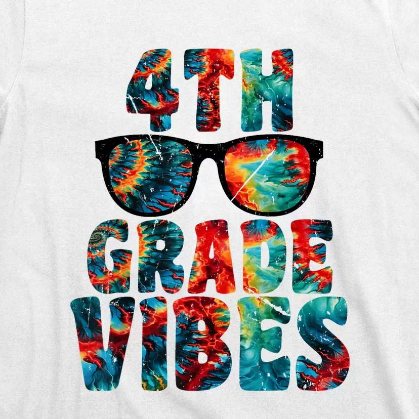 Back To School 4th Grade Vibes First Day Teacher T-Shirt