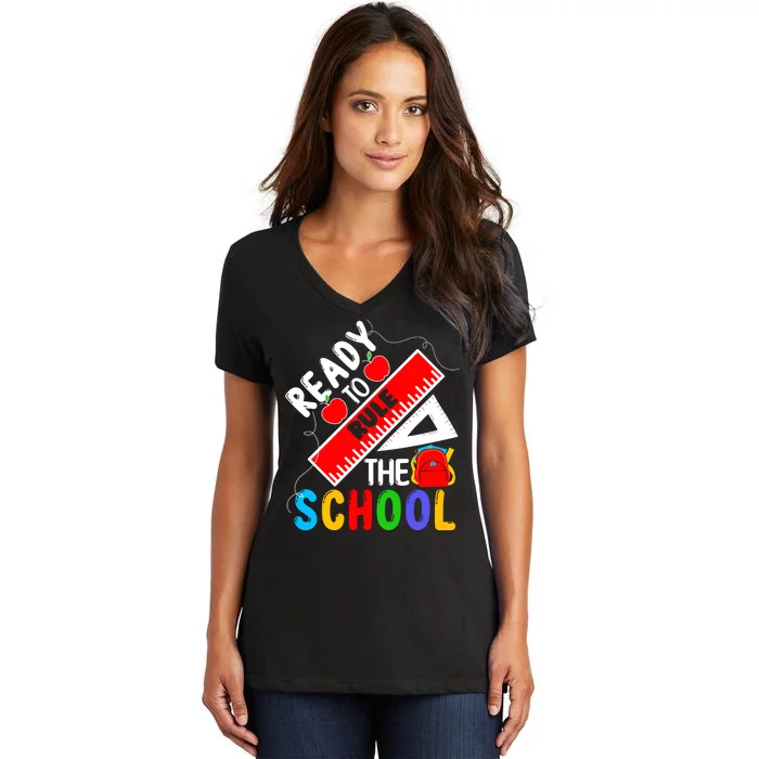 Back To School Teacher Gift Women's V-Neck T-Shirt