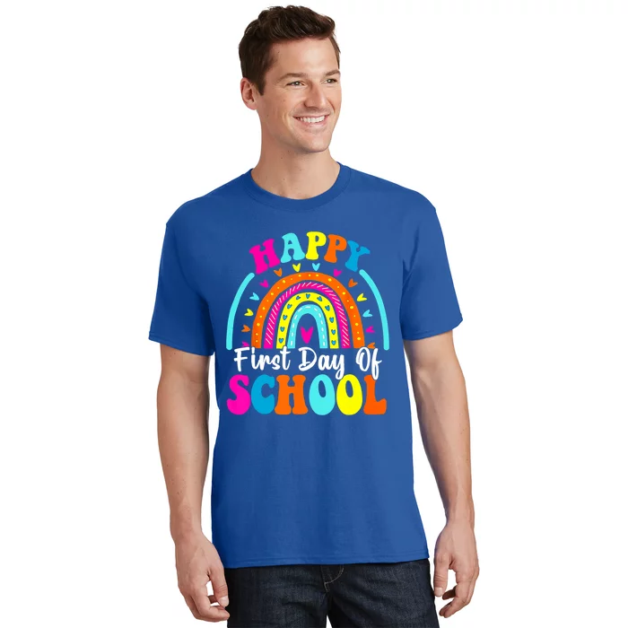 Back To School Funny Happy First Day Of School For Teachers Meaningful Gift T-Shirt