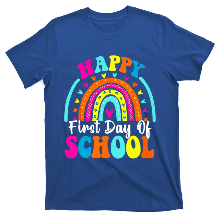 Back To School Funny Happy First Day Of School For Teachers Meaningful Gift T-Shirt