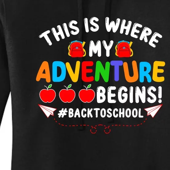 Back To School Adventure Teacher Gift Women's Pullover Hoodie