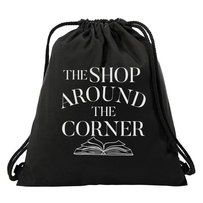 Bookish The Shop Around The Corner Bookworm Drawstring Bag