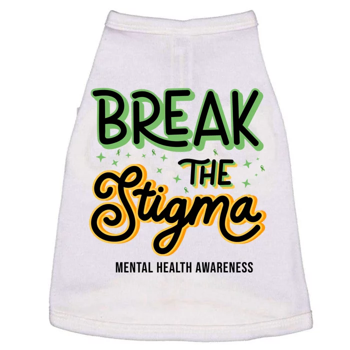 Break The Stigma Mental Health Awareness Doggie Tank