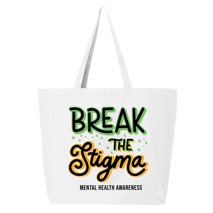 Break The Stigma Mental Health Awareness 25L Jumbo Tote