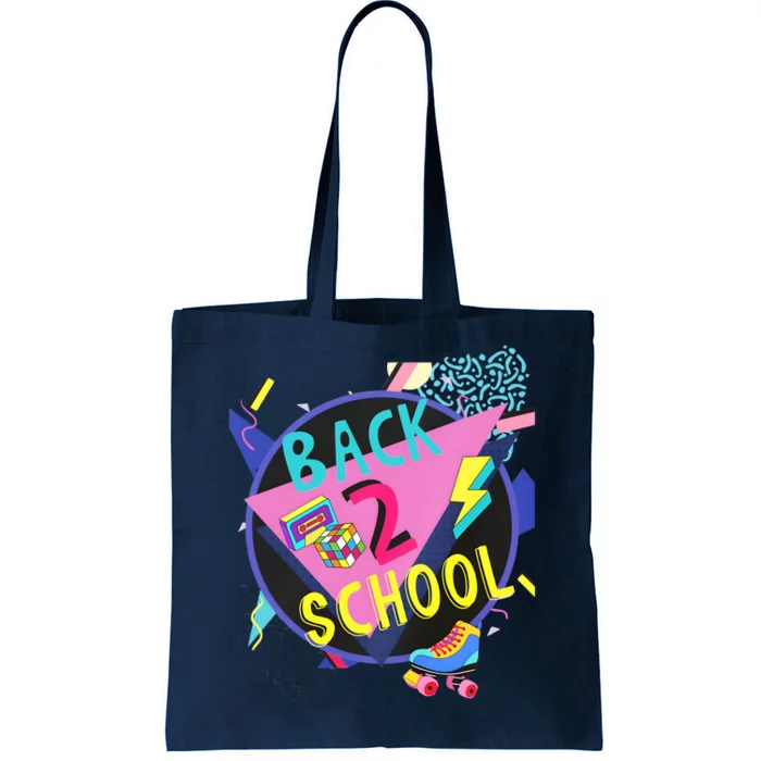 Back To School 90s Teacher Back 2 School 1st Day Of School Tote Bag