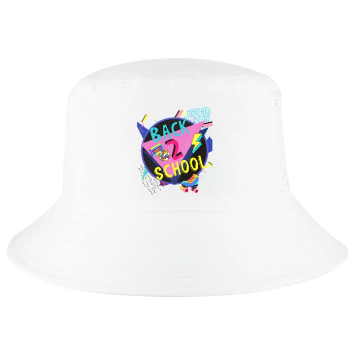 Back To School 90s Teacher Back 2 School 1st Day Of School Cool Comfort Performance Bucket Hat