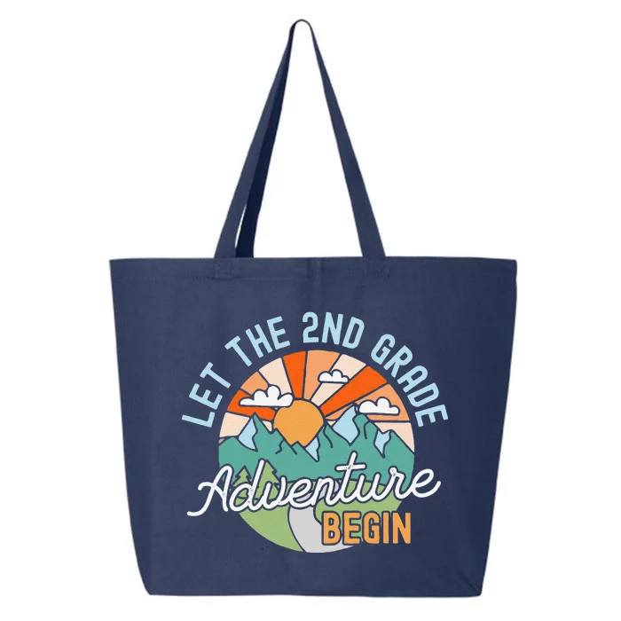 Back To School Gift Let The Second Grade Adventure Begin 25L Jumbo Tote