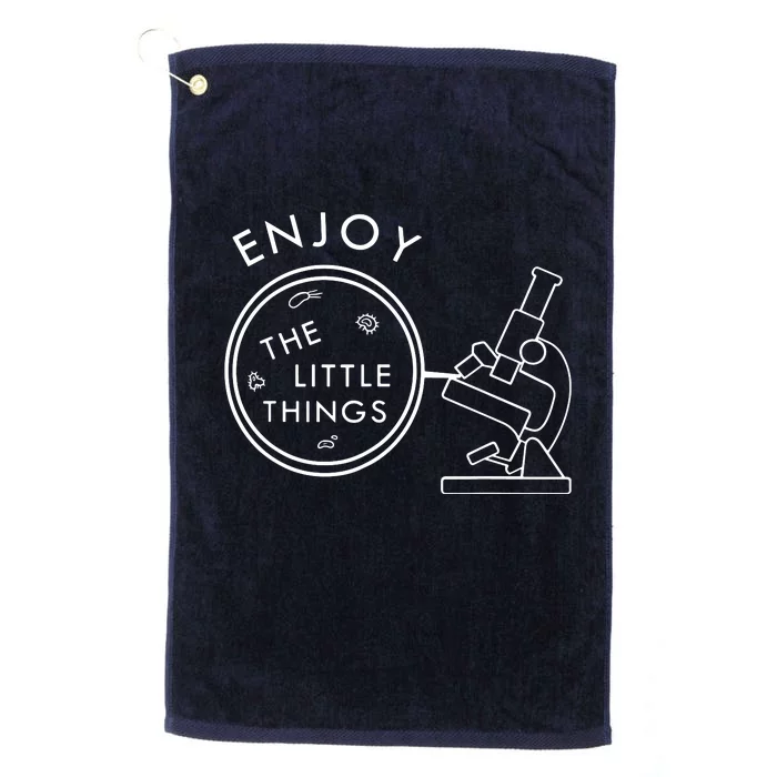 Biology Teacher Student Microscope Gift Biology Platinum Collection Golf Towel