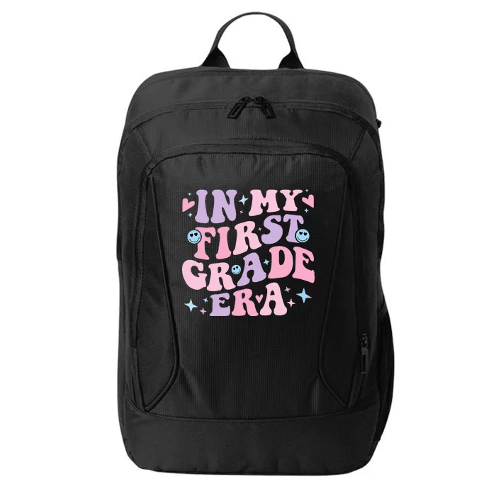 Back to School My First Grade Era Teacher City Backpack