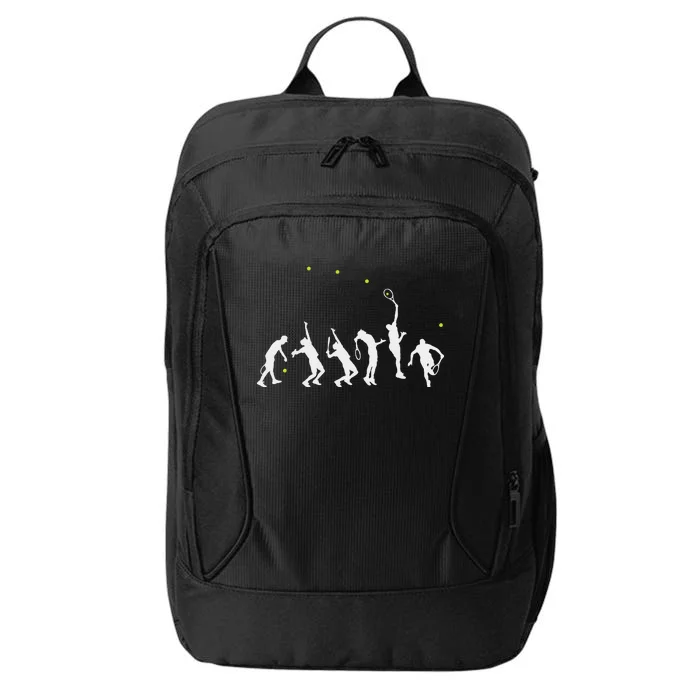 Big Tennis Serve Tennis Silhouette Big Serve City Backpack