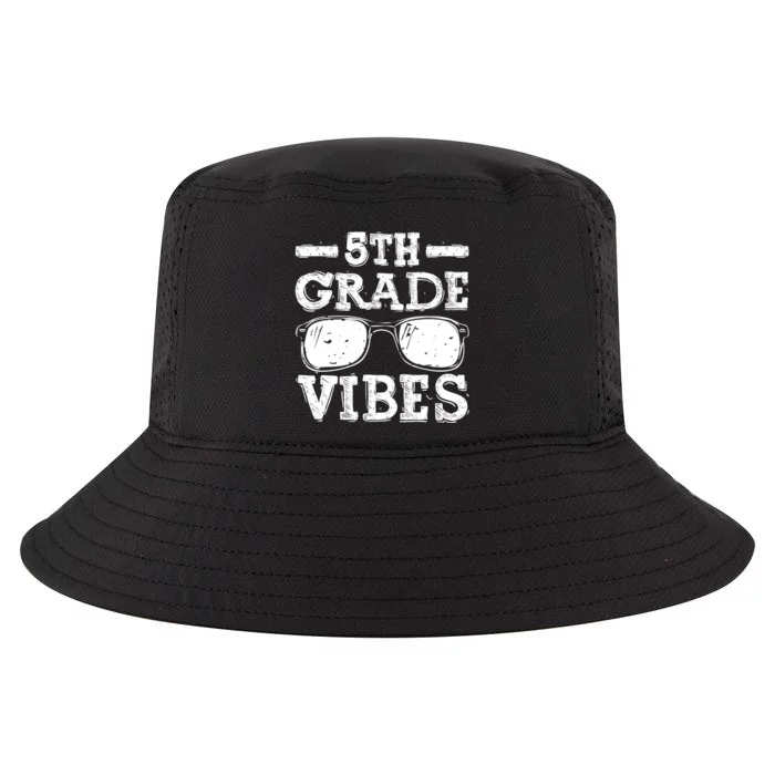 Back To School 5th Grade Vibes, First Day Teacher Cool Comfort Performance Bucket Hat