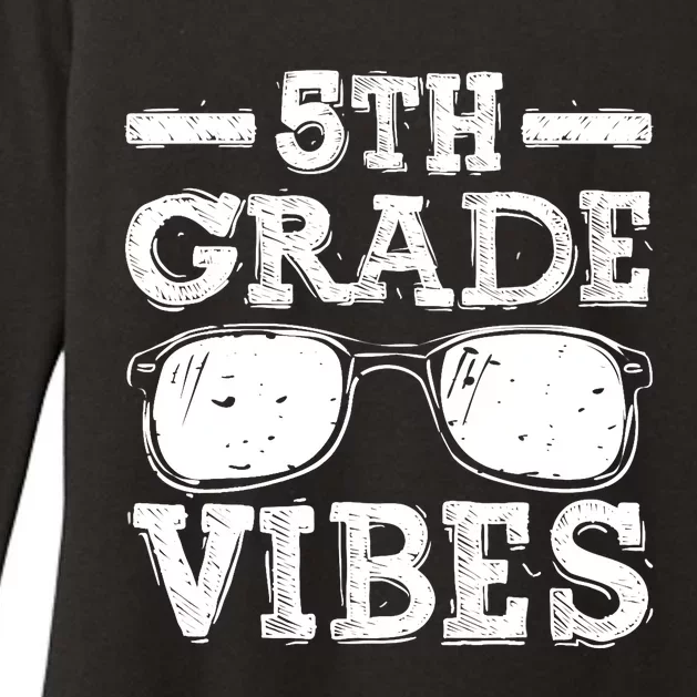 Back To School 5th Grade Vibes, First Day Teacher Womens CVC Long Sleeve Shirt