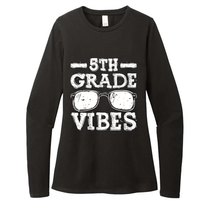 Back To School 5th Grade Vibes, First Day Teacher Womens CVC Long Sleeve Shirt