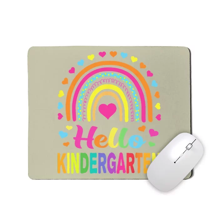 Back To School Hello Kindergarten Squad Teachers Women Mousepad