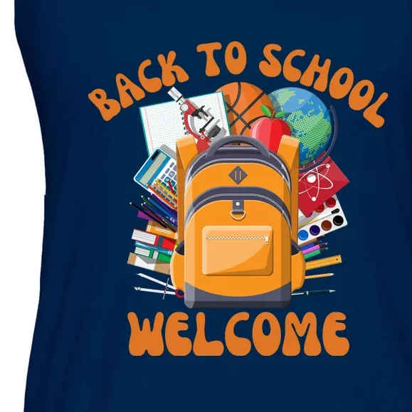 Back To School Welcome Ladies Essential Flowy Tank