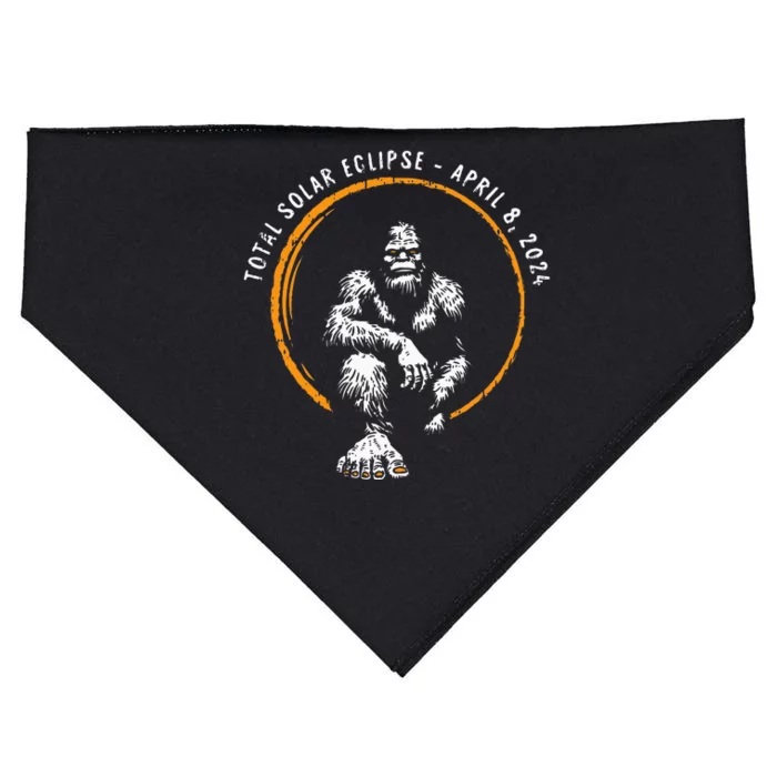 Bigfoot Total Solar Eclipse April 8 2024 Totality USA-Made Doggie Bandana