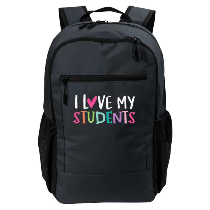 Back To School I Love My Students Teachers Women Daily Commute Backpack